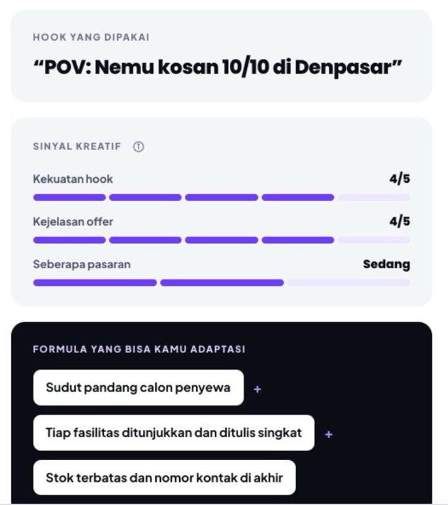 Hook dan formula dari analisa AdBit